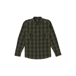 NWT Volcom Shadowstone Flannel Long Sleeve Shirt- Wintermoss​